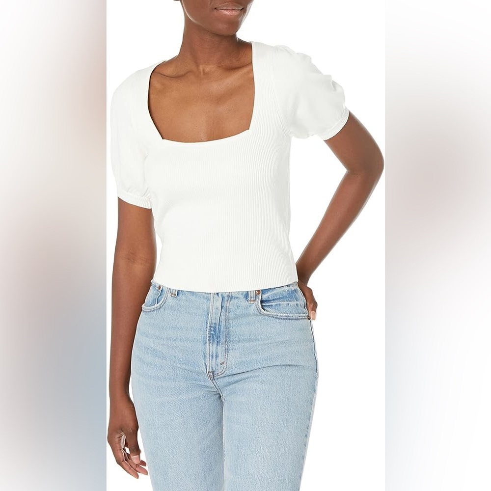 French Connection Jaida Puff-Sleeve Sweater